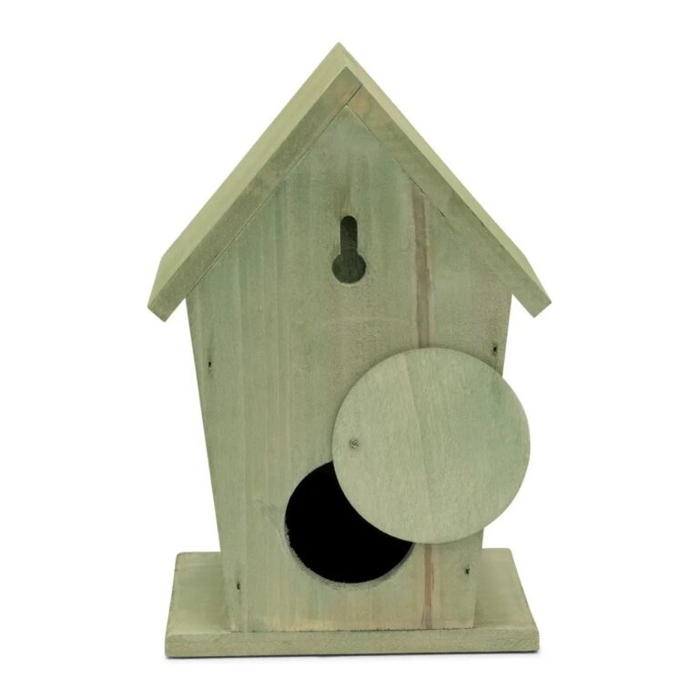 5051054301792 3 CJ Wildlife Green Cabin Wooden Bird Box.jpg